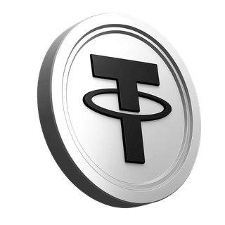 USDT-munt-element van Tether binnen het vertrouwensgedeelte van de tradingcommunity