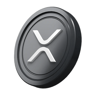 XRP Ripple-munt als grafisch element binnen de starthandleiding voor crypto
